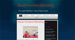 Desktop Screenshot of aleciasrefinishing.com