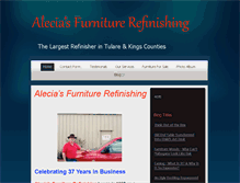 Tablet Screenshot of aleciasrefinishing.com